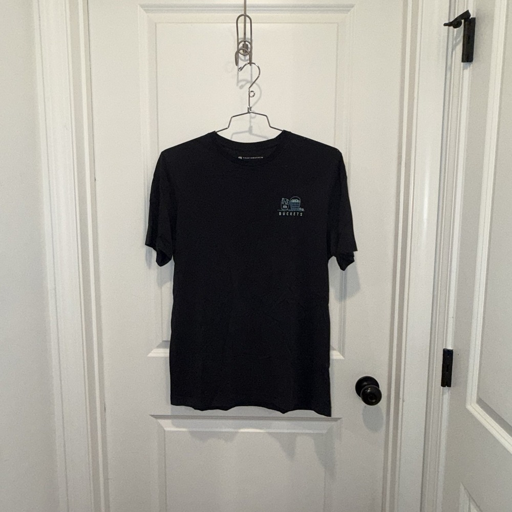 TravisMathew Buckets Life of the Party Mens M Blk Skeleton Golf Graphic Tee - Picture 3 of 5